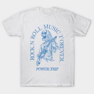 Power Trip /// Skeleton Rock N Roll T-Shirt